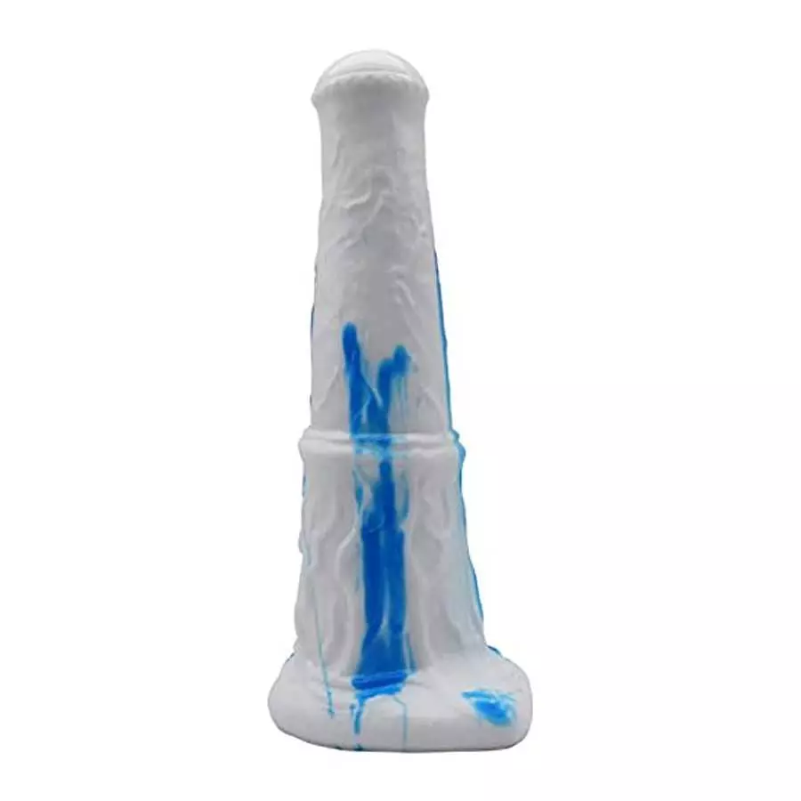 11Inches Realistic Horse Dildo Huge Soft Monster Dildos with Suction Cup, Silicone Thick Anal Sex Toys for Women - White