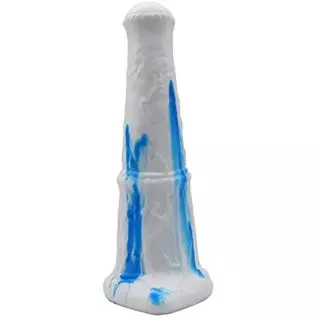 11Inches Realistic Horse Dildo Huge Soft Monster Dildos with Suction Cup, Silicone Thick Anal Sex Toys for Women - White