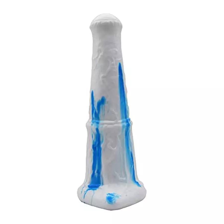 11Inches Realistic Horse Dildo Huge Soft Monster Dildos with Suction Cup, Silicone Thick Anal Sex Toys for Women - White