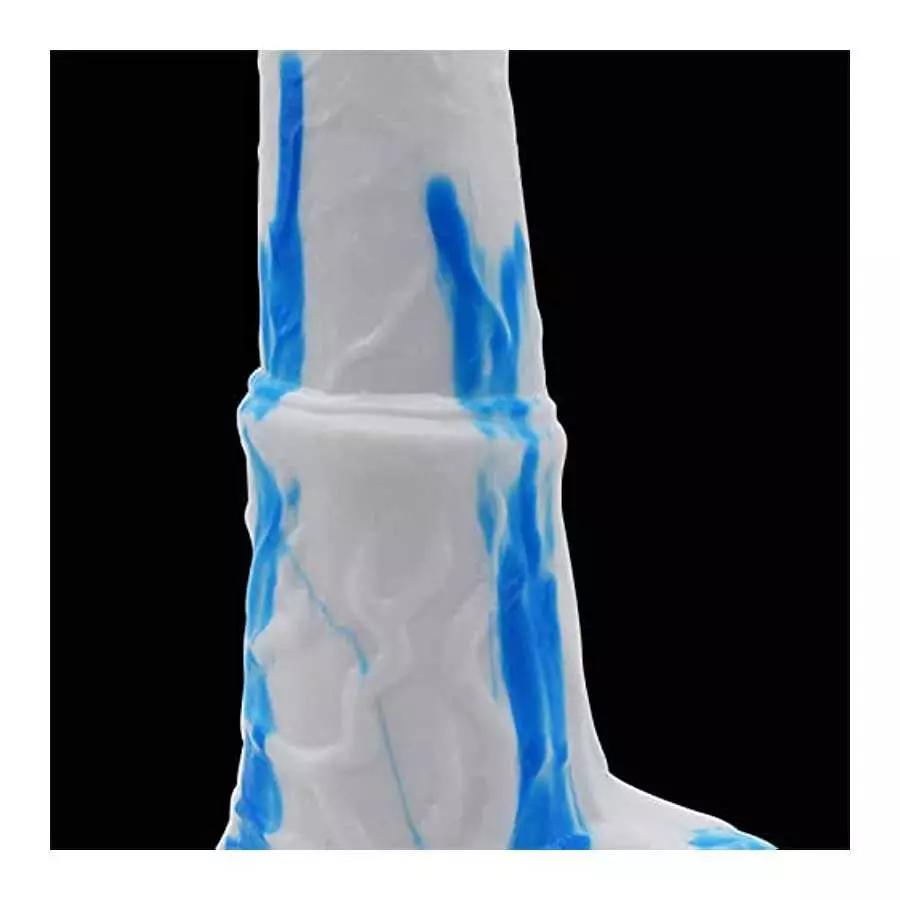 11Inches Realistic Horse Dildo Huge Soft Monster Dildos with Suction Cup, Silicone Thick Anal Sex Toys for Women - White