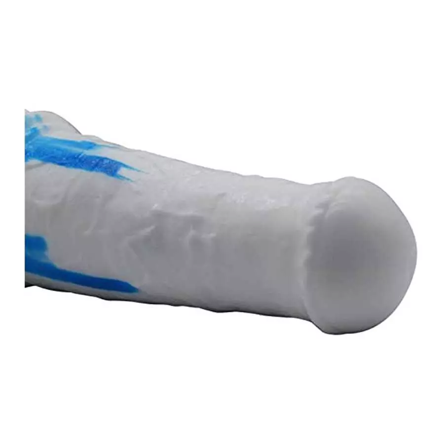 11Inches Realistic Horse Dildo Huge Soft Monster Dildos with Suction Cup, Silicone Thick Anal Sex Toys for Women - White