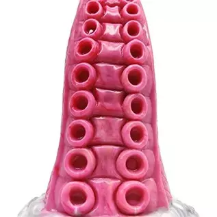 Realistic Tentacle Dildo, 9Inch Silicone Big Octopus Thick Dildos with Suction Cup Adult Sex Toy - Red