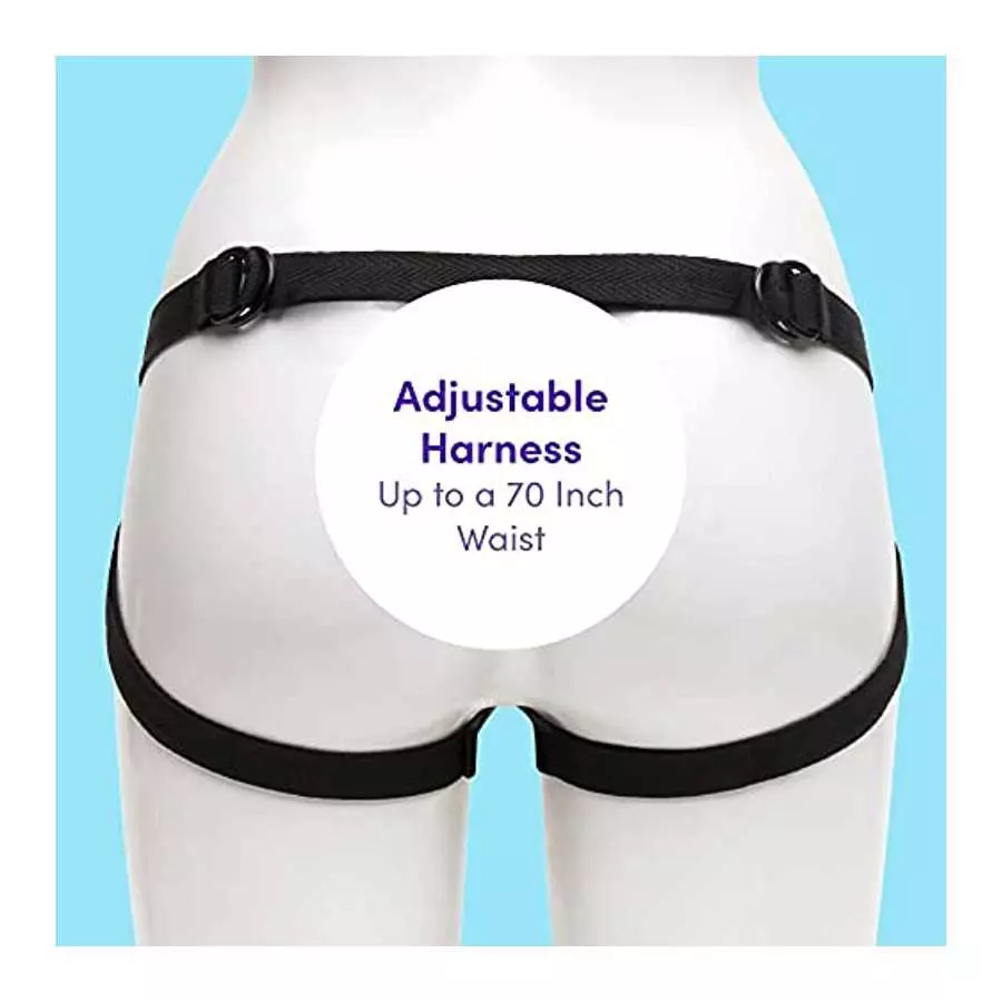 Lovehoney Lifelike Lover Strap On Dildo Kit - Includes 6 Inch Vibrating Dildo - 8 Inch Realistic Dildo - 6 Inch Slimline Anal Di