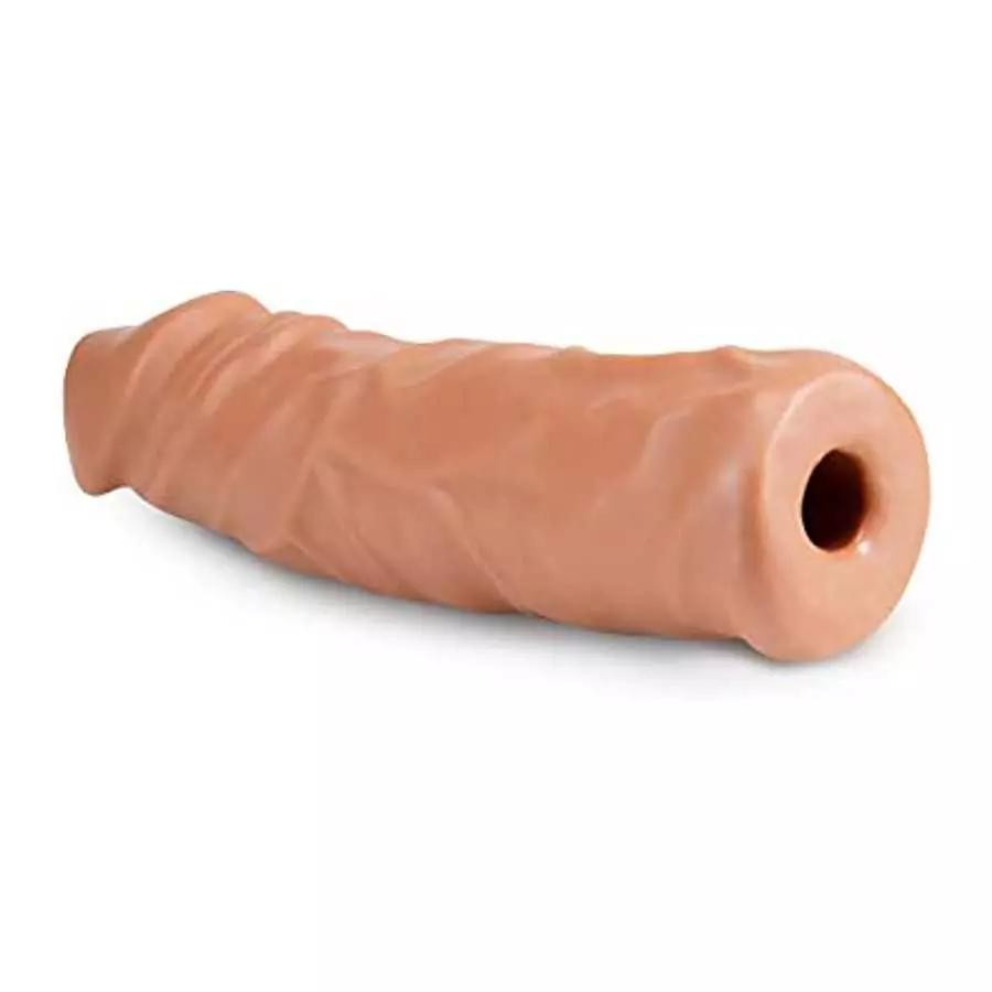 Blush Lock On Soft Realistic 8 Inch Body Safe Dildo - Compatible with All Lock On Type Systems - Use with Our Strap On - Handles