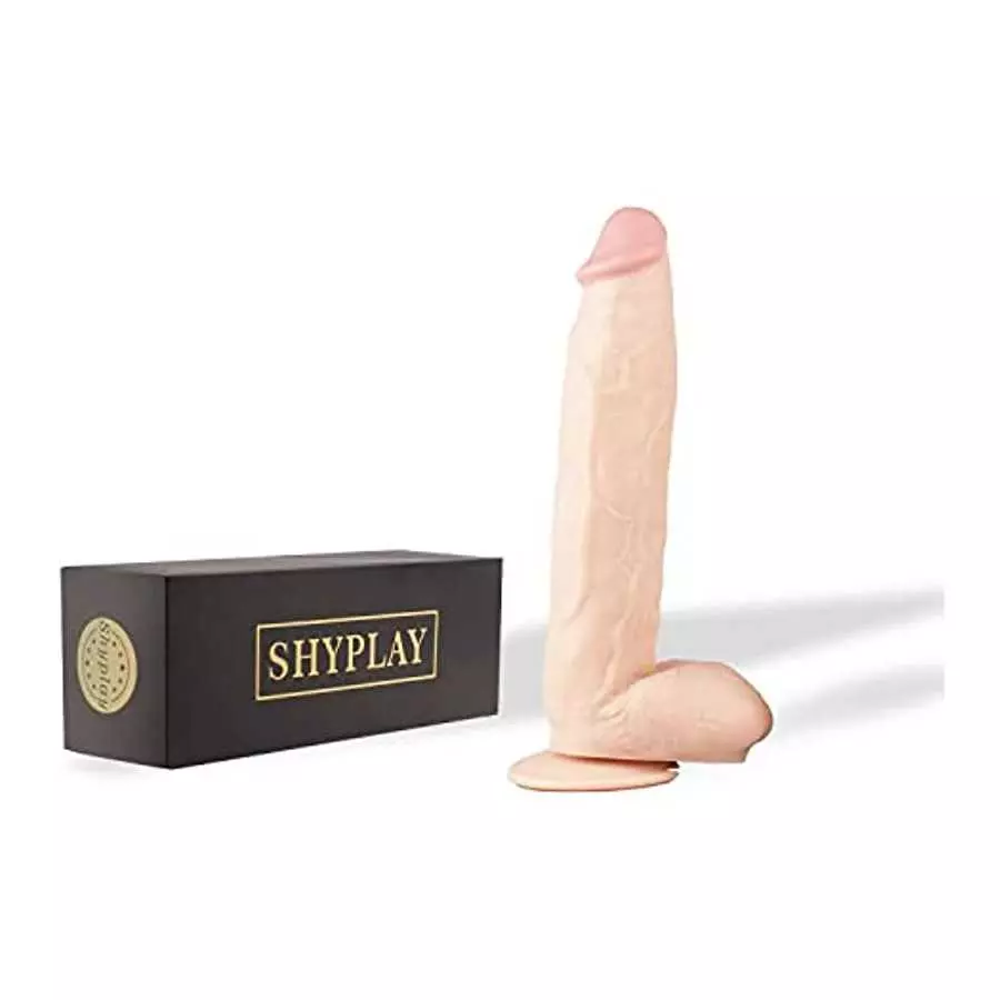 ShyPlay 12.20inches XXL Large Size Realistic Dildo for Sex with Suction Cup, PVC Dildos Anal and G-spot Adult Toys for Women ShyPlay 12.20inches XXL Large Size Realistic Dildo for Sex with Suction Cup, PVC Dildos Anal and G-spot Adult Toys for Women