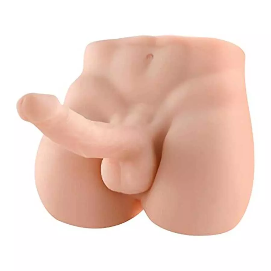 Male Torso Dildo Sex Doll, Men's Penis Love Doll with Muscle line for Women Masturbation Toys - 11x9.44 inch,Beige Male Torso Dildo Sex Doll, Men's Penis Love Doll with Muscle line for Women Masturbation Toys - 11x9.44 inch,Beige