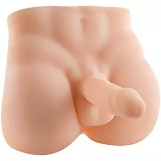 Male Torso Dildo Sex Doll, Men's Penis Love Doll with Muscle line for Women Masturbation Toys - 11x9.44 inch,Beige Male Torso Dildo Sex Doll, Men's Penis Love Doll with Muscle line for Women Masturbation Toys - 11x9.44 inch,Beige