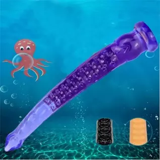 12.4" Extra Long Octopus Dildo Realistic Female Dildo Sex Toy, Rubber Tentacle Dildo Anal Plug Toy for Lesbian, Flexible Suction 12.4" Extra Long Octopus Dildo Realistic Female Dildo Sex Toy, Rubber Tentacle Dildo Anal Plug Toy for Lesbian, Flexible Suction