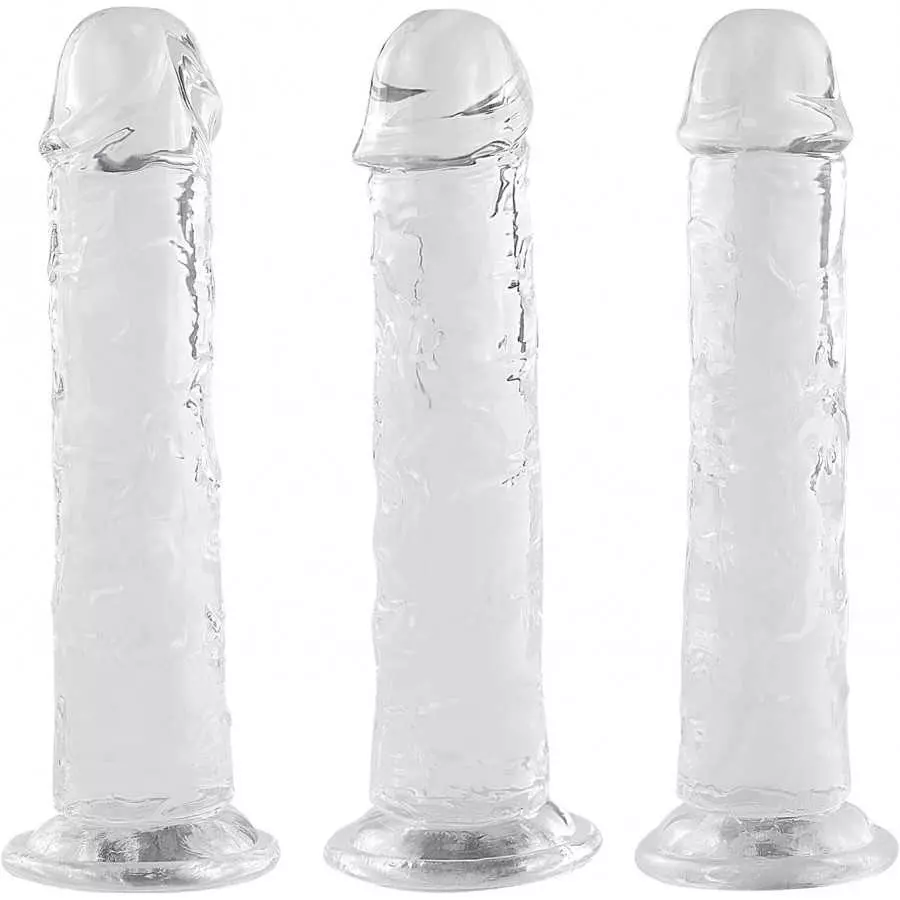 9.84'' Huge Realistic Dildo Big Jelly Dildo with Strong Suction Cup, Flexible Penis for Hand Free Play, Adult Sex Toys for Coupl