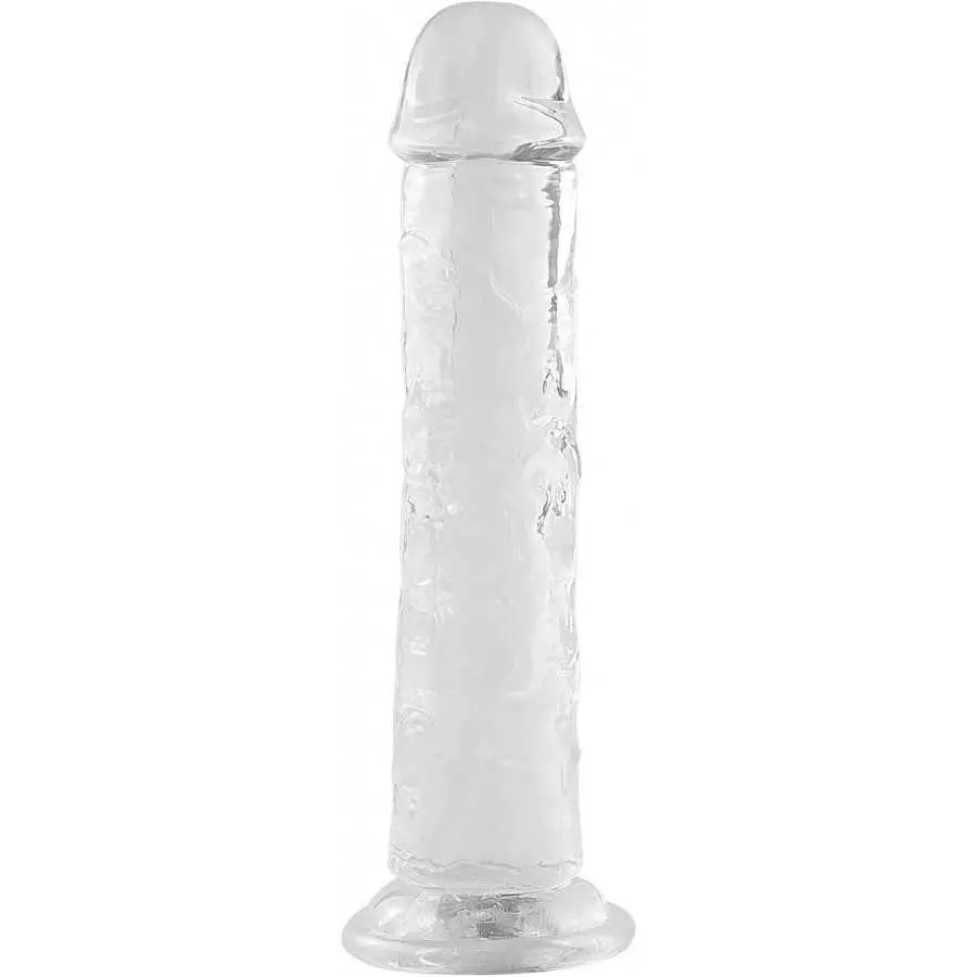 9.84'' Huge Realistic Dildo Big Jelly Dildo with Strong Suction Cup, Flexible Penis for Hand Free Play, Adult Sex Toys for Coupl