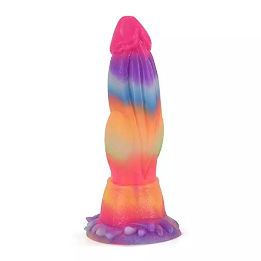 Huge Monster Dildo with Suction Cup, Realistic Luminous Animal Dildos for Women Sex Toys (M) Huge Monster Dildo with Suction Cup, Realistic Luminous Animal Dildos for Women Sex Toys (M)