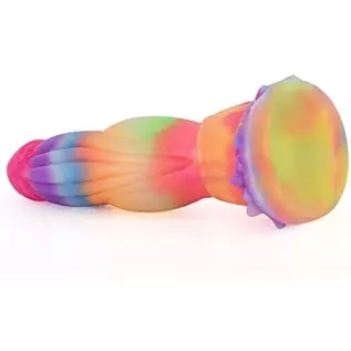 Huge Monster Dildo with Suction Cup, Realistic Luminous Animal Dildos for Women Sex Toys (M) Huge Monster Dildo with Suction Cup, Realistic Luminous Animal Dildos for Women Sex Toys (M)