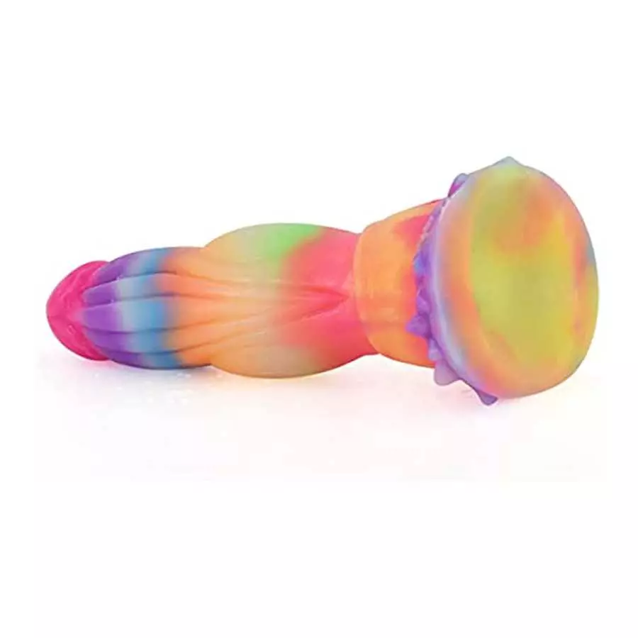 Huge Monster Dildo with Suction Cup, Realistic Luminous Animal Dildos for Women Sex Toys (M)