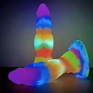 Huge Monster Dildo with Suction Cup, Realistic Luminous Animal Dildos for Women Sex Toys (M) Huge Monster Dildo with Suction Cup, Realistic Luminous Animal Dildos for Women Sex Toys (M)