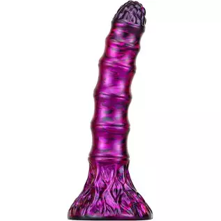 Silicone Real Skin Dildo Anal Plug with Suction Cup, 6.93" Realistic Dildo Flexible Monster Dildo for Female, Soft Colorful Dild