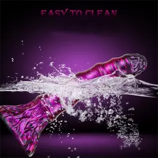 Silicone Real Skin Dildo Anal Plug with Suction Cup, 6.93" Realistic Dildo Flexible Monster Dildo for Female, Soft Colorful Dild