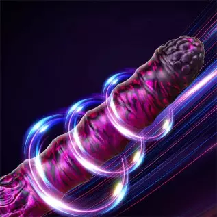 Silicone Real Skin Dildo Anal Plug with Suction Cup, 6.93" Realistic Dildo Flexible Monster Dildo for Female, Soft Colorful Dild
