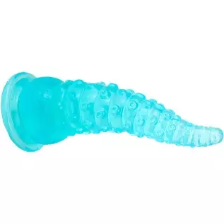 Fantasy Octopus Dildo Women Anal Dildo Rubber Butt Plug Toy, Flexible Realistic Tentacle Dildo Lesbian Green Dildo Toy, Real Ani