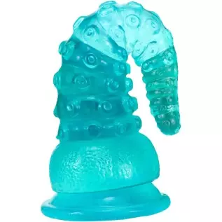 Fantasy Octopus Dildo Women Anal Dildo Rubber Butt Plug Toy, Flexible Realistic Tentacle Dildo Lesbian Green Dildo Toy, Real Ani