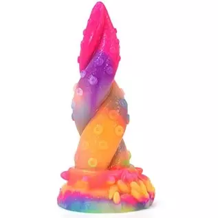 Luminous Dragon Dildo 7 Inches Soft Silicone G-Spot Dildos with Suction Cup Adult Sex Toys