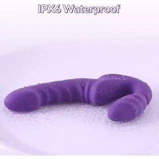 Strapless Strap on Dildos with Flexible Bulb - MEANINS Allen, Anti-Slip Ribbed Double-Ended G Spot Vibrator, Strap-on for Peggin Strapless Strap on Dildos with Flexible Bulb - MEANINS Allen, Anti-Slip Ribbed Double-Ended G Spot Vibrator, Strap-on for Peggin