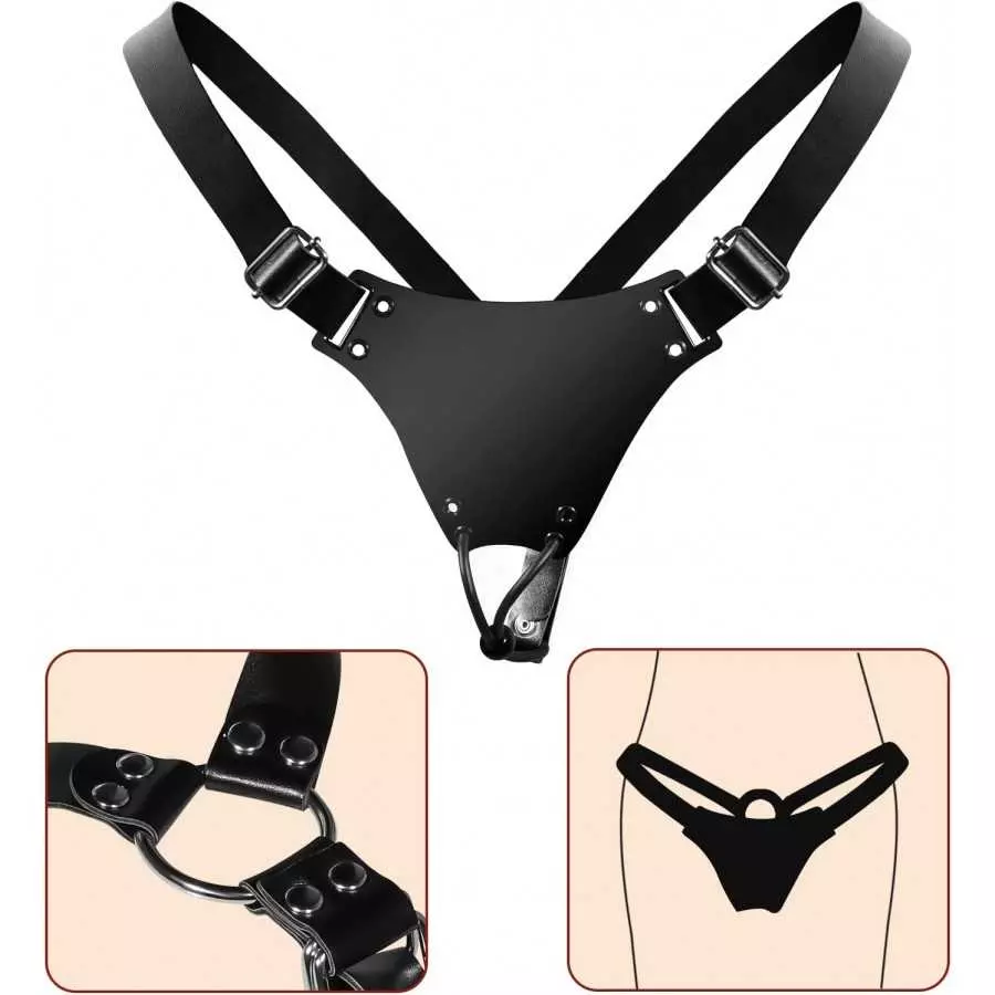 KUUVAL 7.6inches Strap-on Dildo Realistic Dildo with Anal Plug Prostate Massage Strap Harness Adult Sex Toy Suction Cup for Coup