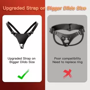 KUUVAL 7.6inches Strap-on Dildo Realistic Dildo with Anal Plug Prostate Massage Strap Harness Adult Sex Toy Suction Cup for Coup KUUVAL 7.6inches Strap-on Dildo Realistic Dildo with Anal Plug Prostate Massage Strap Harness Adult Sex Toy Suction Cup for Coup