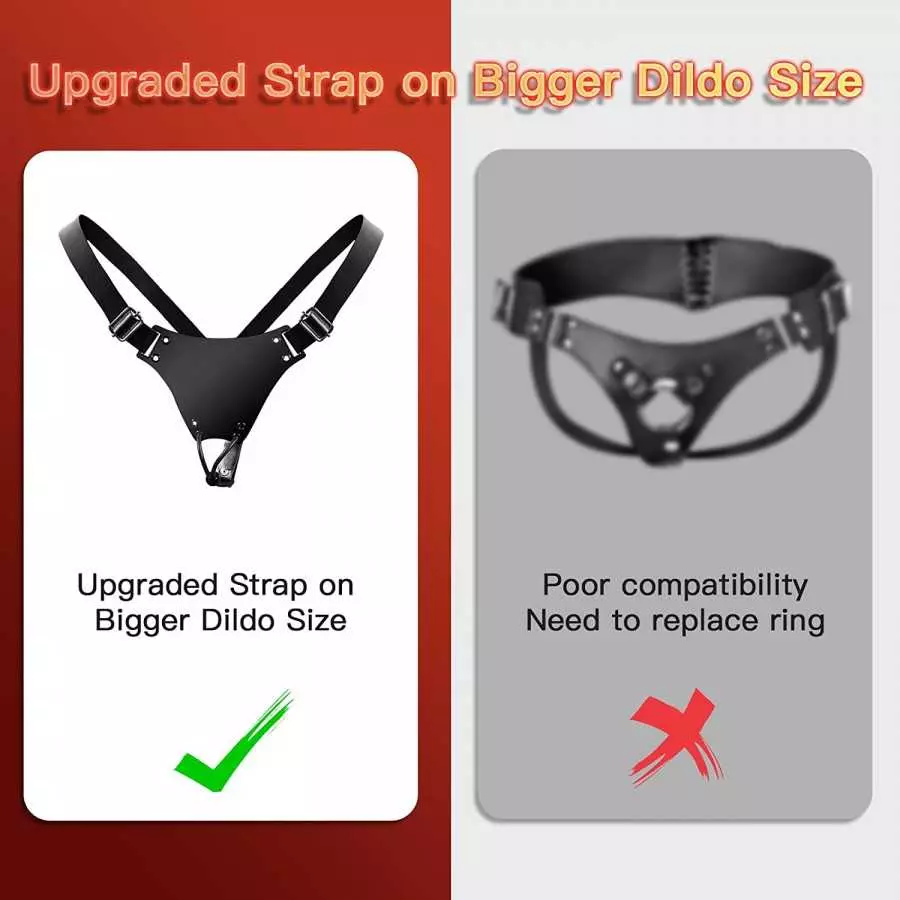 KUUVAL 7.6inches Strap-on Dildo Realistic Dildo with Anal Plug Prostate Massage Strap Harness Adult Sex Toy Suction Cup for Coup