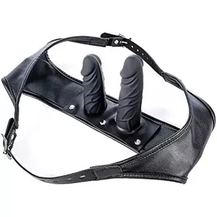 FST Strap-on Set Dildo Pants 2 Removeable Silicone Dildos, G spot Anus Stimulator Vagina Masturbator for Women Couples