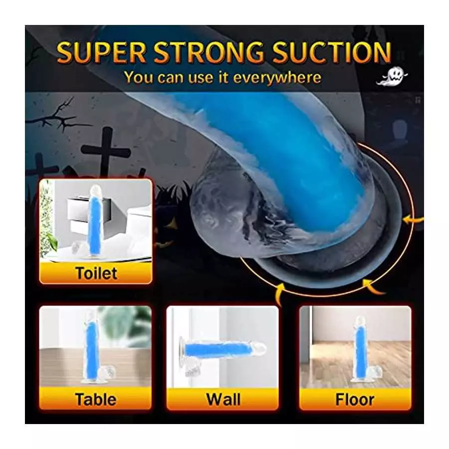 8.7'' Luminous Strap-on Dildo for Woman, Glow in The Dark, Wearable Sex Harness for Couple Pegging, Lesbian Female Masturbation,