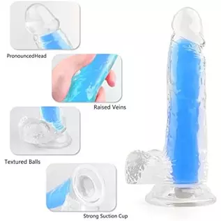 8.7'' Luminous Strap-on Dildo for Woman, Glow in The Dark, Wearable Sex Harness for Couple Pegging, Lesbian Female Masturbation, 8.7'' Luminous Strap-on Dildo for Woman, Glow in The Dark, Wearable Sex Harness for Couple Pegging, Lesbian Female Masturbation,