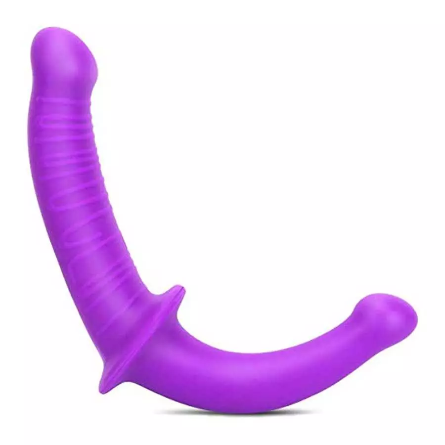 Strapless Strap-on Dildo - Realistic Silicone Dildo for Anal Vagina Stimulation, SEXY SLAVE Liam Double Dong Adult Sex Toy for M Strapless Strap-on Dildo - Realistic Silicone Dildo for Anal Vagina Stimulation, SEXY SLAVE Liam Double Dong Adult Sex Toy for M