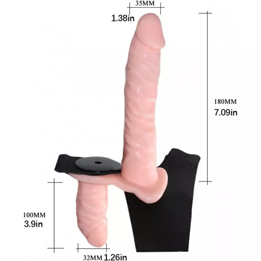 WEMAY Strap-on Double Sided Vibrating Dildo Wearable Vibration Harness Dildos Remote Control Adult Toys Purple