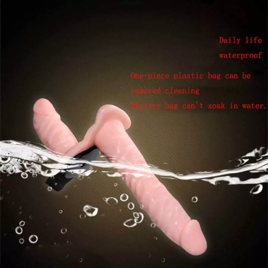 WEMAY Strap-on Double Sided Vibrating Dildo Wearable Vibration Harness Dildos Remote Control Adult Toys Purple