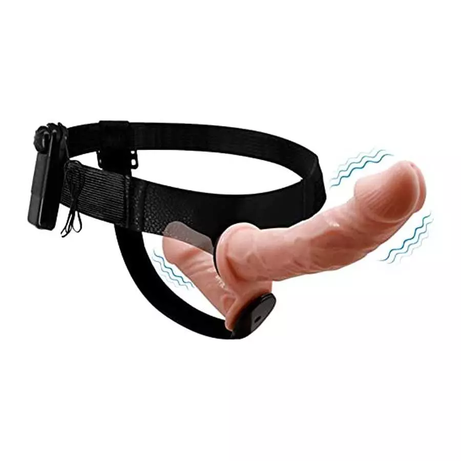 FRRDEI Vibrating Double Sided Realistic Dildo Penetrator Toy Two Ended Strap on Wearable Harness, Headed Dong Penetation Vibrato FRRDEI Vibrating Double Sided Realistic Dildo Penetrator Toy Two Ended Strap on Wearable Harness, Headed Dong Penetation Vibrato