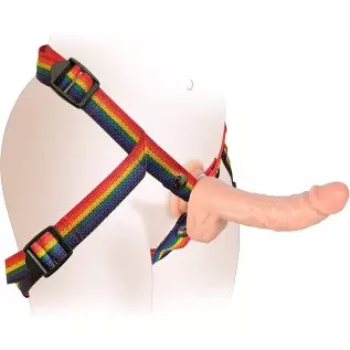 KUUVAL Strap-on Realistic Silicone Dildo, Wearable Sex Harness for Couple Pegging, Women Lesbian Female Masturbation, Sex Fun, 8