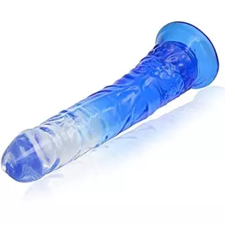 Strap-on Dildos Sex Toys with 7.87 Inches Jelly Penis Wearable Adjustable Realistic Dildo with Strong Suction Cup Transparent Je Strap-on Dildos Sex Toys with 7.87 Inches Jelly Penis Wearable Adjustable Realistic Dildo with Strong Suction Cup Transparent Je