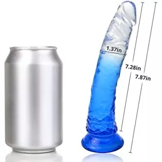 Strap-on Dildos Sex Toys with 7.87 Inches Jelly Penis Wearable Adjustable Realistic Dildo with Strong Suction Cup Transparent Je Strap-on Dildos Sex Toys with 7.87 Inches Jelly Penis Wearable Adjustable Realistic Dildo with Strong Suction Cup Transparent Je