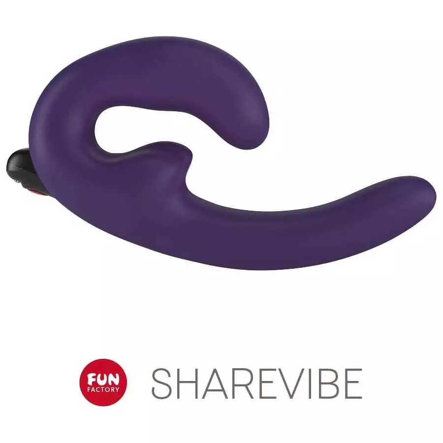 Fun Factory Adult Toys | 'Share Dildo' - 'Share Vibe' Vibrator Couples Sex Toys | Strapless Strap On Dildo Pleasure Toys for Wom