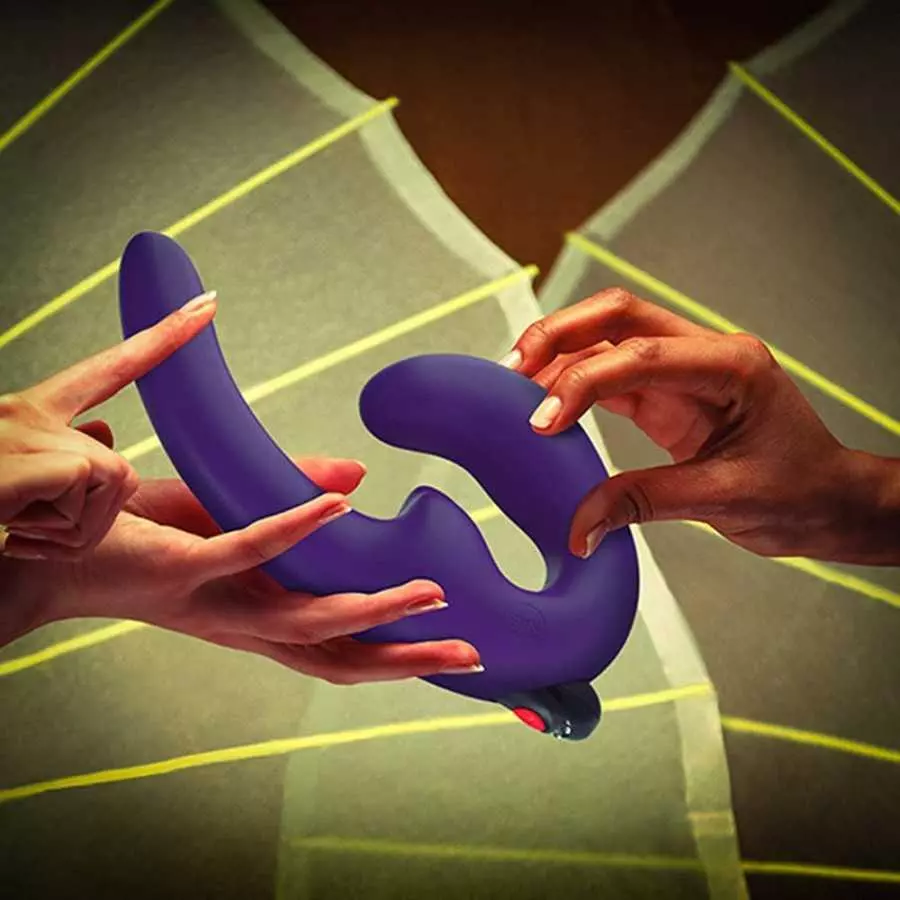 Fun Factory Adult Toys | 'Share Dildo' - 'Share Vibe' Vibrator Couples Sex Toys | Strapless Strap On Dildo Pleasure Toys for Wom