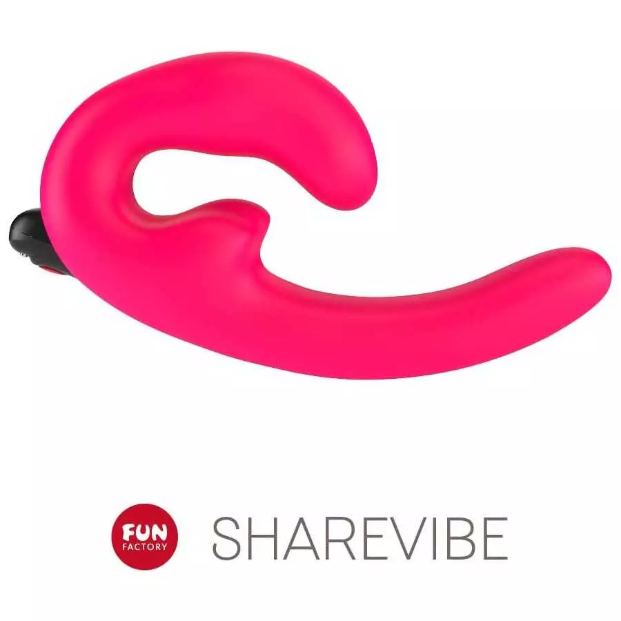 Fun Factory Adult Toys | 'Share Dildo' - 'Share Vibe' Vibrator Couples Sex Toys | Strapless Strap On Dildo Pleasure Toys for Wom