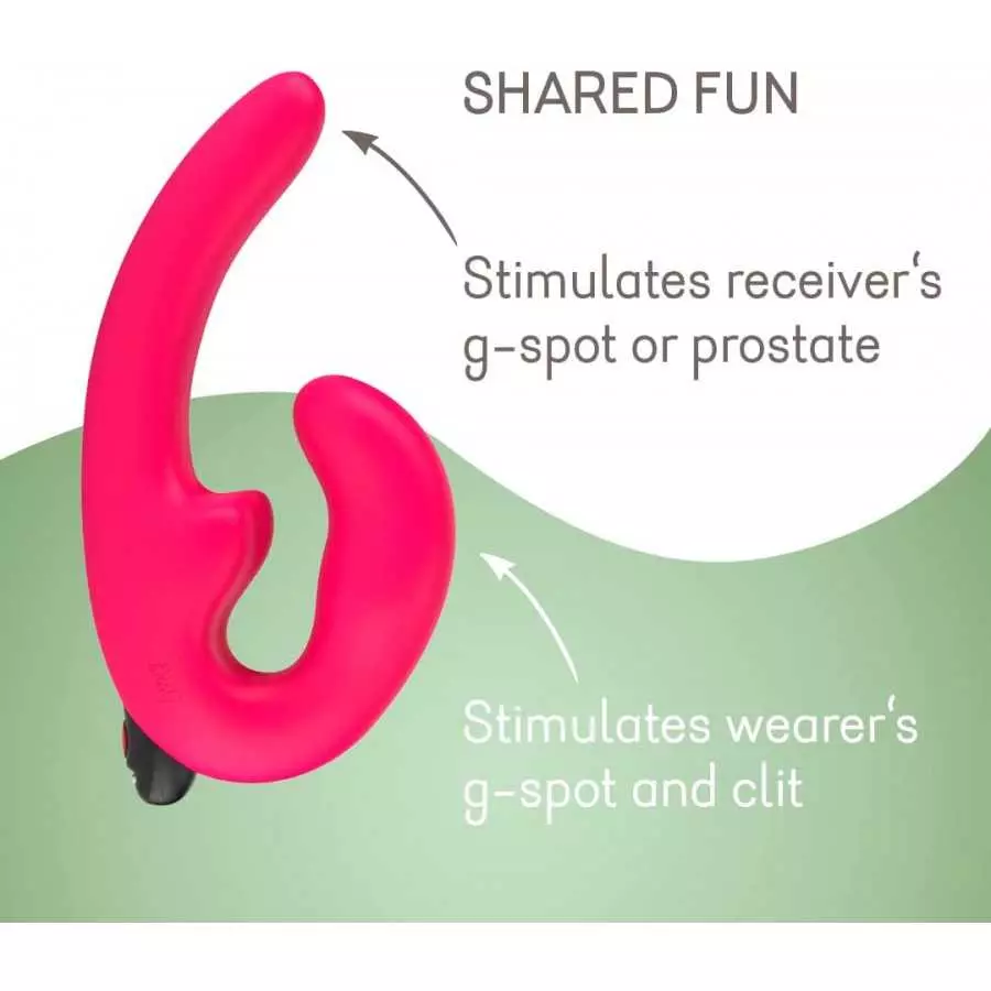 Fun Factory Adult Toys | 'Share Dildo' - 'Share Vibe' Vibrator Couples Sex Toys | Strapless Strap On Dildo Pleasure Toys for Wom