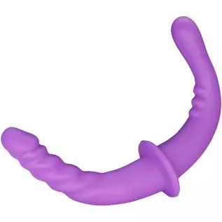 13"Strapless Strap on Dildos， Realistic Silicone Dildo ，Adult Sex Toy ，Double-Ended-Dildos