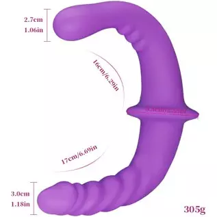 13"Strapless Strap on Dildos， Realistic Silicone Dildo ，Adult Sex Toy ，Double-Ended-Dildos