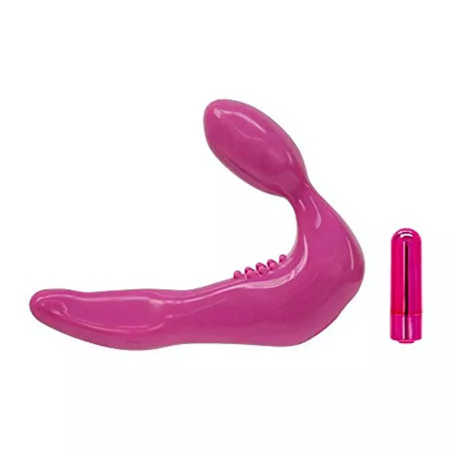 Pure Love Pink Vibrating Strapless Strap On Silicone Dildo Pure Love Pink Vibrating Strapless Strap On Silicone Dildo