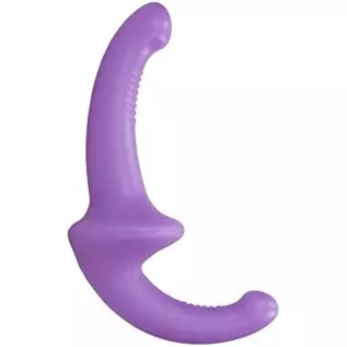 Shots - Ouch! Silicone Strapless Strapon - Purple, Purple
