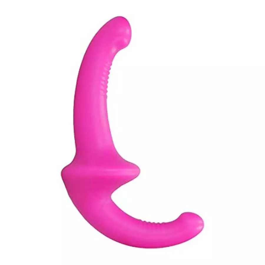 Shots - Ouch! Silicone Strapless Strapon - Pink, Pink Shots - Ouch! Silicone Strapless Strapon - Pink, Pink