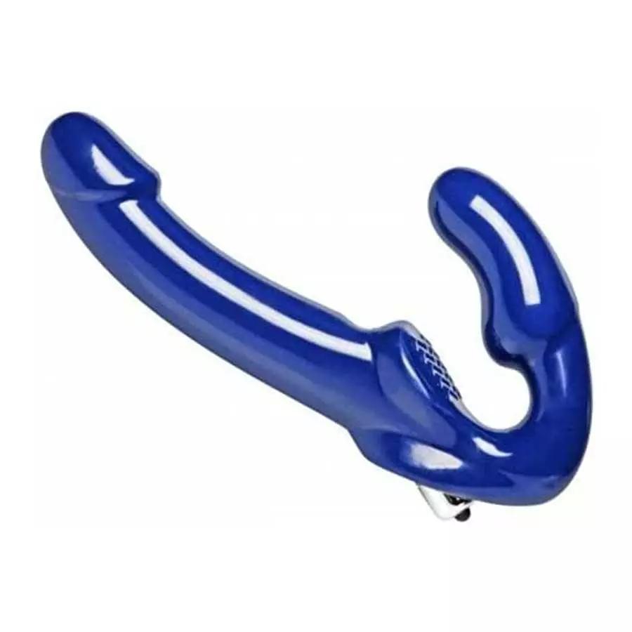Amywoogzl Revolver II Vibrating Strapless Strap On G-Spot Dildo Dong Lesbian Sex-Toys