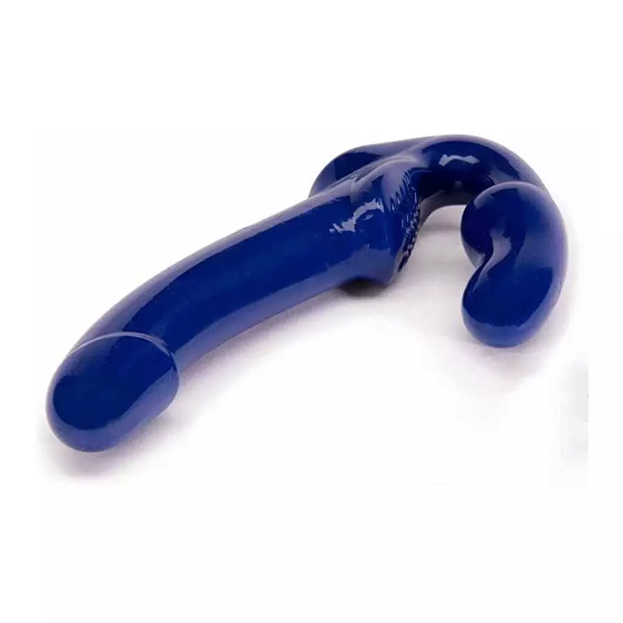 Amywoogzl Revolver II Vibrating Strapless Strap On G-Spot Dildo Dong Lesbian Sex-Toys