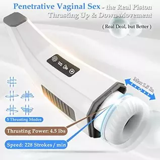3 in 1 Thrusting Sucking Vibrating Automatic Male Masturbators, Adult Sex Toys for Men's Sex Pleasure, Tanshunly Hands Free Male 3 in 1 Thrusting Sucking Vibrating Automatic Male Masturbators, Adult Sex Toys for Men's Sex Pleasure, Tanshunly Hands Free Male